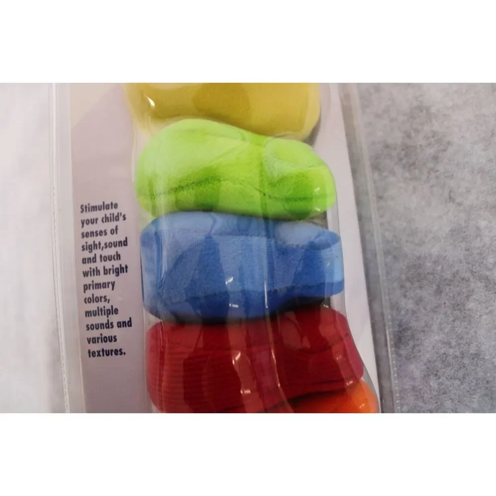 Vintage 90s Kids II Discovery Pal Plush Caterpillar Baby Toy NIP